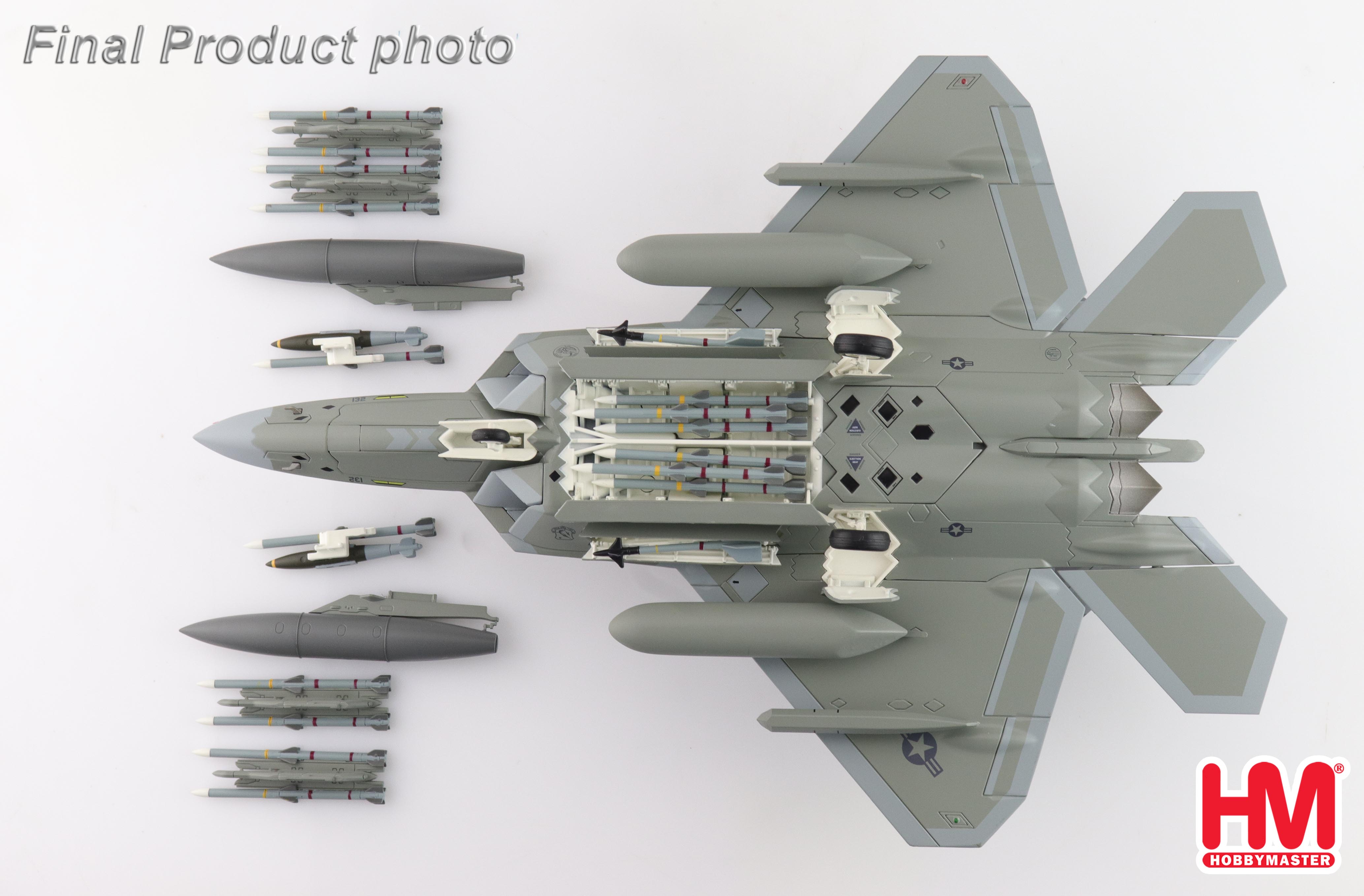 F-22 Raptor (with steathy pods) AF06-132, 411 FLTS, Edwards AFB, 2022